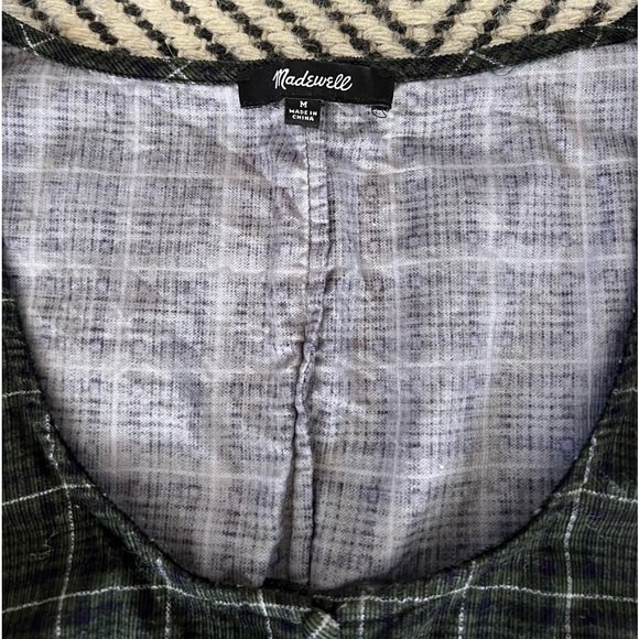 Corduroy Pull On Tapered Plaid Utility Pant | matching set - Picture 4 of 14